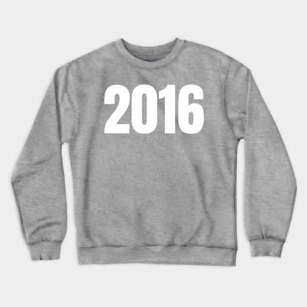 2016 Crewneck Sweatshirt by blueduckstuff